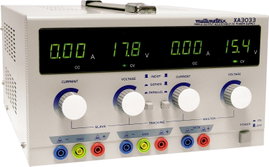 Multimetrix XA 3033 Labortápegység, szabályozható 0 - 30 V 0 mA - 3 A Kimenetek száma 3 x