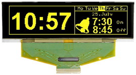 DISPLAY VISIONS OLED kijelző (Sz x Ma x Mé) 88 x 27.8 x 2.05 mm