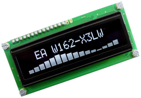 DISPLAY VISIONS OLED kijelző Fehér 5.55 mm 3.3 V, 5 V Számjegyek: 2 EAW162-X3LW 3. kép