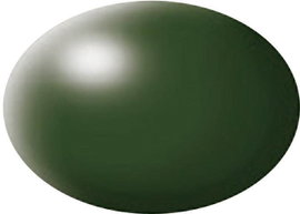 Festék, sötétzöld, selyemmatt, színkód: 363 RAL, színkód: 6020, 18 ml, Revell Aqua