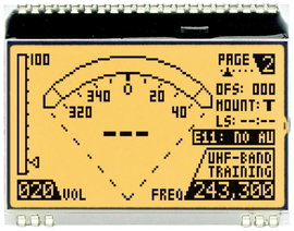 DISPLAY VISIONS LC kijelző (Sz x Ma x Mé) 55 x 46 x 2 mm