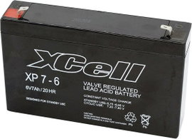 XCell XP 7 - 6 Ólomakku 6 V Ólom-vlies (AGM) (Sz x Ma x Mé) 151 x 100 x 34 mm 4,8 mm-es laposérintke