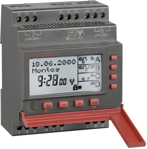 Müller SC 88.20 pro 230V 50-60Hz Kalapsínes időkapcsoló óra Digitális 230 V/AC 2500 W