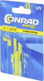 Conrad energy 27A Speciális elem 27 A Alkáli mangán 12 V 20 mAh 1 db bélyegkép