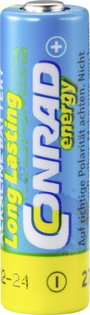 Conrad energy 27A Speciális elem 27 A Alkáli mangán 12 V 20 mAh 1 db 3. bélyegkép