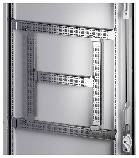 Rittal VX 8619.720 Szerelési váz (H x Sz x Ma) 600 x 14 x 39 mm Acéllemez 4 db 2. kép