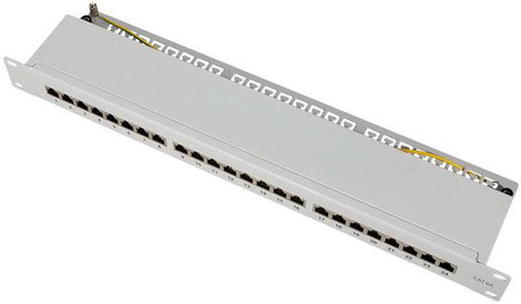 LogiLink NP0060 24 port Patchpanel 483 mm (19) CAT 6A 1 ME 6. kép