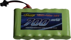 Carson Modellsport Akkucsomag, NiMH 7.2 V 700 mAh JST