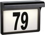 Napelemes házszám tábla 0,05 W IP44 3000K fekete, Paulmann Dayton II 95388 bélyegkép