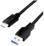 LogiLink USB kábel USB 3.2 Gen1 (USB 3.0 / USB 3.1 Gen1) USB-A dugó, USB-C® dugó 3.00 m CU0171 bélyegkép
