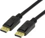 LogiLink Kijelző csatlakozó Csatlakozókábel DisplayPort dugó, DisplayPort dugó 1.00 m Fekete CV0119 bélyegkép