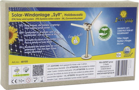 Sol Expert 40105 Napelemes szélmalom 5. kép