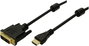 LogiLink HDMI / DVI Átalakító kábel HDMI-A dugó, DVI-D 18+1 pólusú Csatlakozódugó 2.00 m Fekete CH00 2. bélyegkép