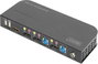 Digitus DS-12850 2+2 port KVM átkapcsoló Display-Port, HDMI Távirányító, Billentyűzet 4096 x 2160 Pi 2. bélyegkép