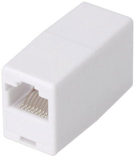 Digitus RJ45 Hálózat Átalakító CAT 5, CAT 5e [1x RJ45 alj - 1x RJ45 alj] Fehér