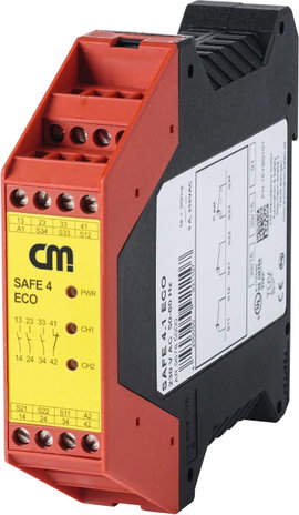 CM Manufactory Biztonsági relé SAFE 4.2eco 24 V/DC, 24 V/AC