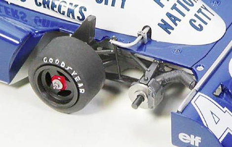Tamiya 300020053 Tyrrell P34 Six Wheeler Monaco GP77 Autómodell építőkészlet 1:20 4. kép
