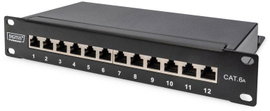 Digitus DN-91612S-EA 12 port Hálózati patchpanel 254 mm (10) CAT 6A 1 ME