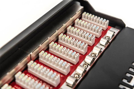Digitus DN-91612S-EA 12 port Hálózati patchpanel 254 mm (10) CAT 6A 1 ME 6. kép
