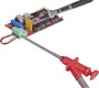 Biztonsági mérővezeték készlet 1,2 m, fekete/piros, Voltcraft MS-6 3. bélyegkép