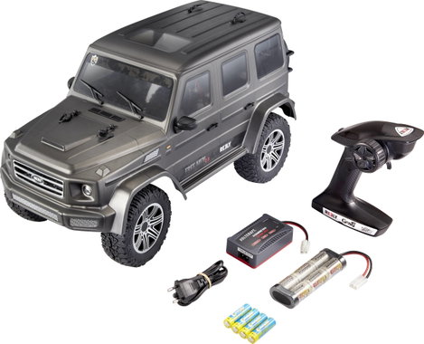 1:10 RC modellautó Elektro Crawler 4WD 100% RtR 2,4 GHz, Reely FreeMen 2.0 Brushed 14. kép