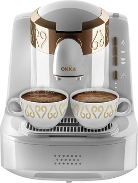 arzum Okka Mokka automata Fehér, Vörösréz