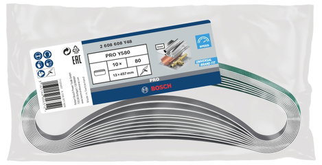 Bosch Accessories Best for Inox 2608608Y48 Csiszolószalag Szemcsézet (num) 80 (H x Sz) 457 mm x 13 m 3. kép