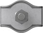 Kábelkapocs 2 mm Acél Galvanikusan cinkezett dörner + helmer 4814384 20 db bélyegkép