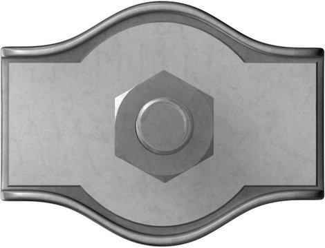 Kábelkapocs 2 mm Acél Galvanikusan cinkezett dörner + helmer 4814384 20 db