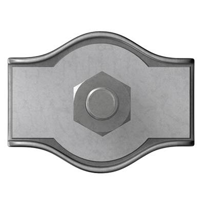 Kábelkapocs 2 mm Acél Galvanikusan cinkezett dörner + helmer 4814384 20 db 2. kép