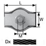 Kábelkapocs 2 mm Acél Galvanikusan cinkezett dörner + helmer 4814384 20 db 3. bélyegkép