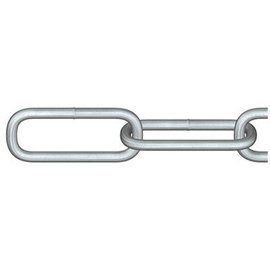 dörner + helmer 171896 Kerekacél lánc Ezüst Acél Galvanikusan cinkezett 10 m