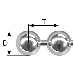 dörner + helmer 159332 Gömblánc Nikkel Sárgaréz Nikkelezett 50 m 2. kép