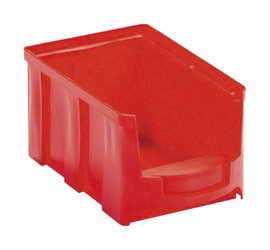 Üres csavartartó doboz 163 mm x 100 mm x 82 mm, piros színű VISO LF-Kasten STAR2R