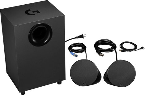 Logitech Gaming G560 LIGHTSYNC 2.1 Számítógép hangszóró Vezetékes 120 W Fekete 2. kép