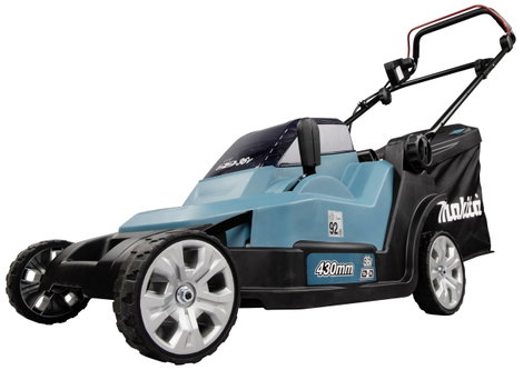 Akkus fűnyíró 2 db akkuval 18 V, vágási szélesség max. 430 mm, Makita DLM432PT2 10. kép
