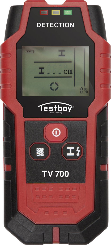 Gerenda, vezeték és fémkereső max. 80 mm, Testboy TV 700