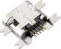 Beépített aljzat Micro-USB 2.0 SMD Alj, beépíthető, vízszintes Micro-USB 2.0 SMD TC-9201988 TRU COMP 2. bélyegkép