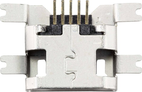 Beépített aljzat Micro-USB 2.0 SMD Alj, beépíthető, vízszintes Micro-USB 2.0 SMD TC-9201988 TRU COMP 3. kép