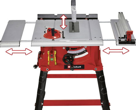 Einhell Tischkreissäge TC-TS 2225 U Asztali körfűrész 254 mm 1800 W 7. kép