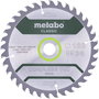 Metabo CORDLESS CUT WOOD CLASSIC 628279000 Körfűrészlap 165 x 20 x 1 mm Fogak száma (collonként): 36 bélyegkép