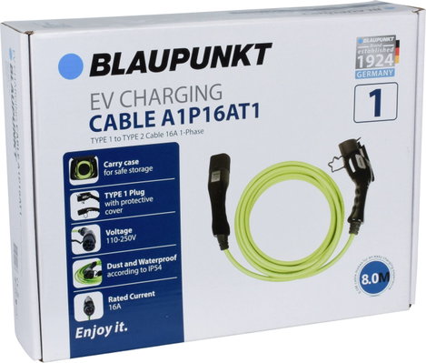 Blaupunkt A1P16AT1 eMobility töltőkábel 8 m 8. kép