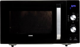 DOMO DO2924 Mikrohullámú sütő Fekete 800 W Időzítő funkció