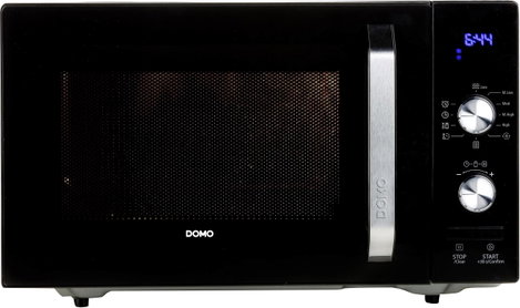 DOMO DO2924 Mikrohullámú sütő Fekete 800 W Időzítő funkció