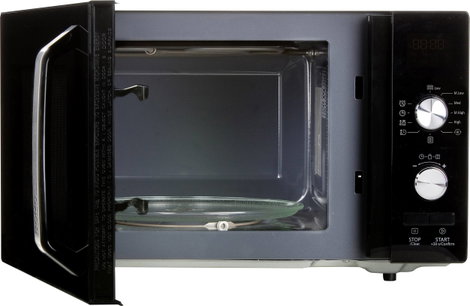 DOMO DO2924 Mikrohullámú sütő Fekete 800 W Időzítő funkció 2. kép
