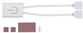 Paulmann 70975 PAULMANN Érintő switch 144 W (max) Fém (Sz x Ma x Mé) 4.3 x 0.85 x 3 cm 1 db
