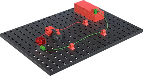 Elektronikai oktatókészlet, 2-4 tanuló, fischertechnik education STEM Electronics MINT Kits 10. kép