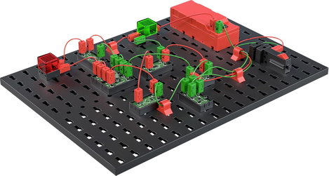 Elektronikai oktatókészlet, 2-4 tanuló, fischertechnik education STEM Electronics MINT Kits 12. kép