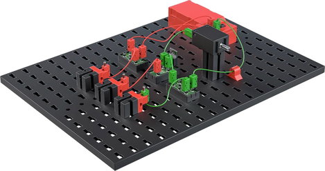 Elektronikai oktatókészlet, 2-4 tanuló, fischertechnik education STEM Electronics MINT Kits 13. kép