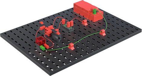 Elektronikai oktatókészlet, 2-4 tanuló, fischertechnik education STEM Electronics MINT Kits 16. kép